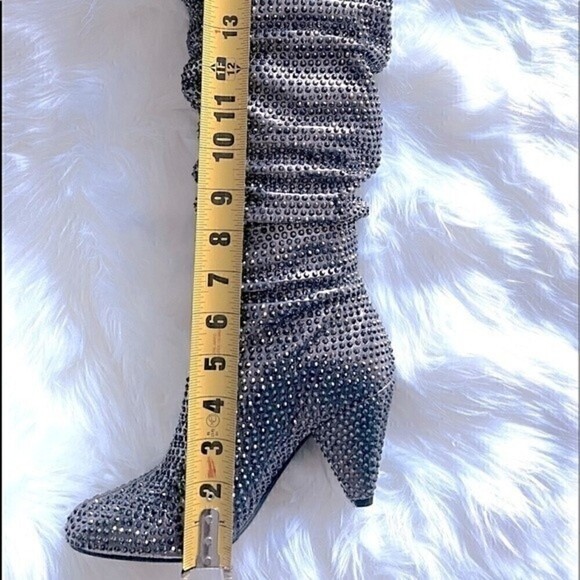 NEW INC International Concepts Studded Boots Women shows | Pewter | 5,… - Picture 12 of 15